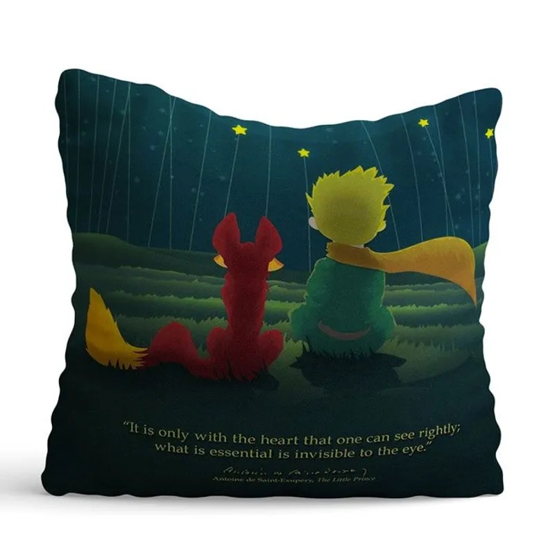 Cojín El Principito y zorrito