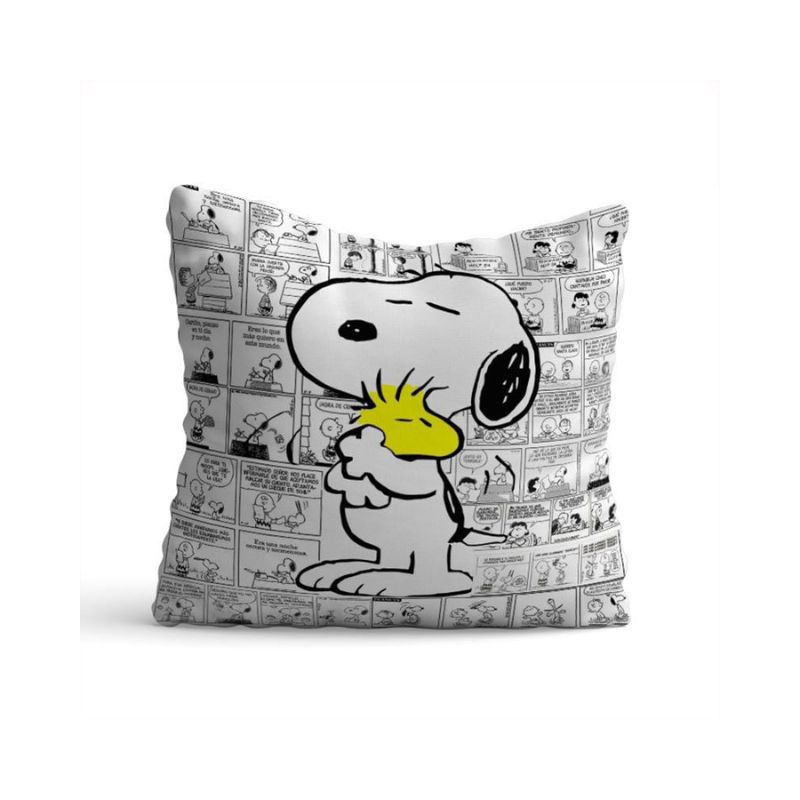Cojín Snoopy & Woodstock – Abrazo de amistad
