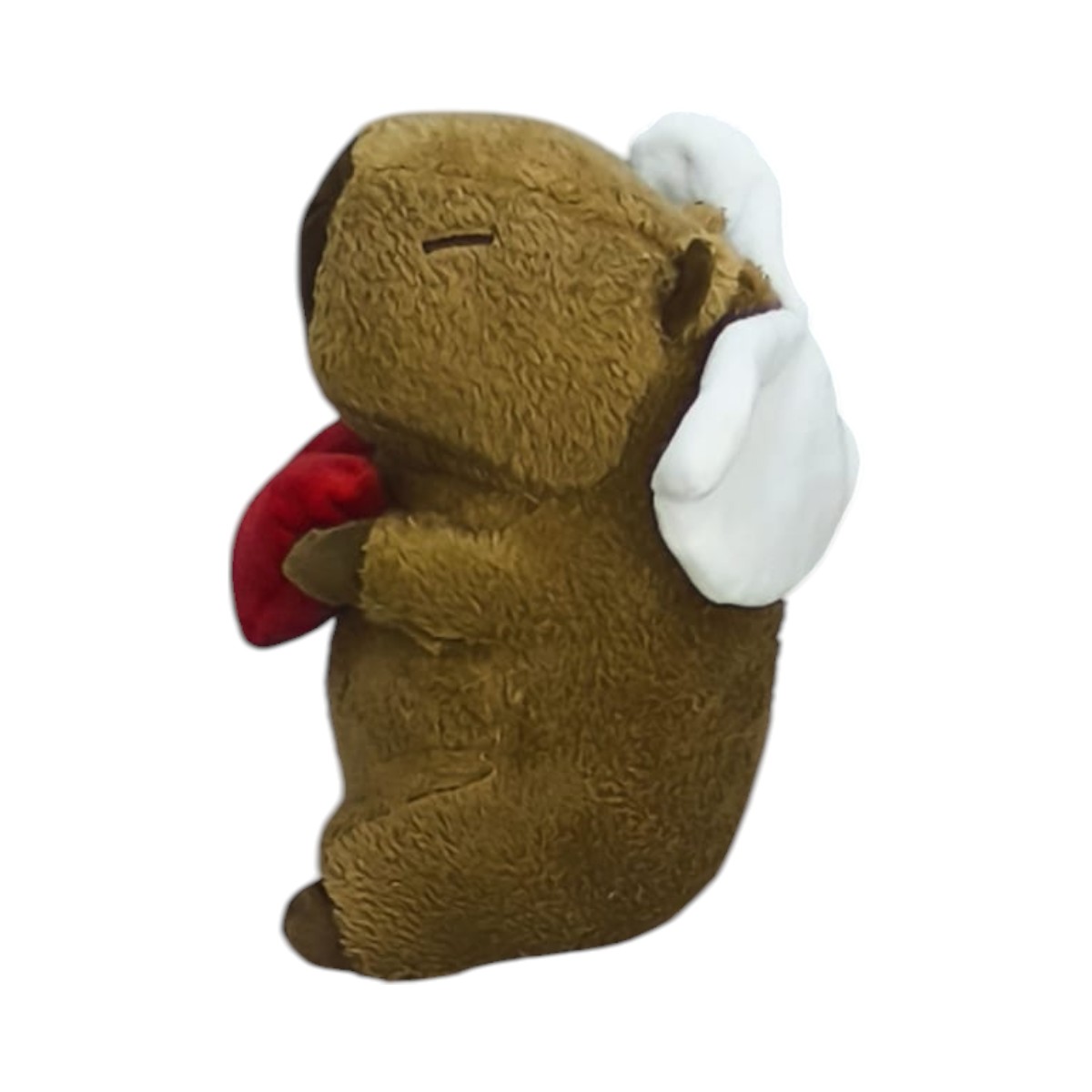 Peluche Capibara Alas y Corazon 22cm 