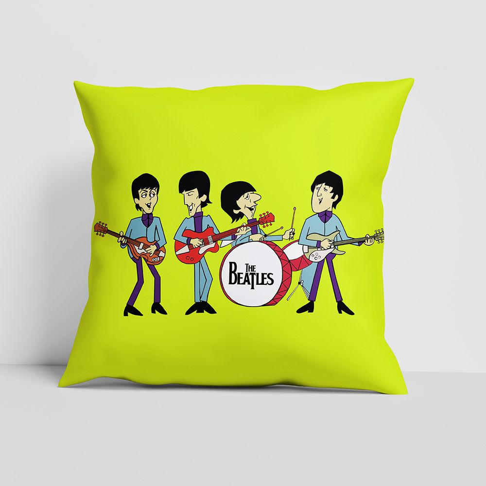 Cojín The Beatles Caricatura 36x36 cm