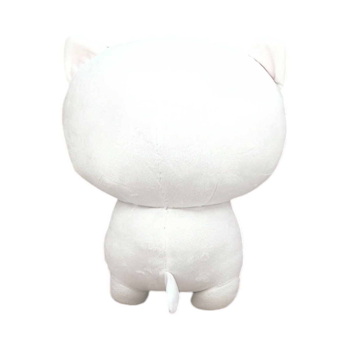 Peluche Gatito Blanco con Pez Amarillo 30 cm
